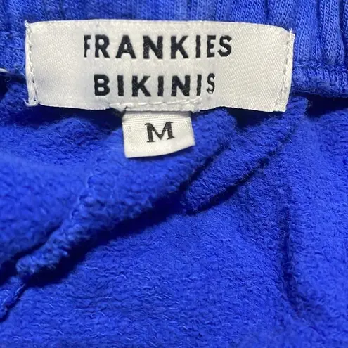 frankie's bikinis Frankie’s Bikinis Frank Oversized Sweatpants Pacific Blue Size Medium