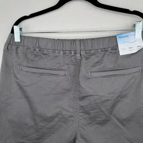 Abound Gray Women's 4" Stretch Pull On Elastic Waist Shorts Size Large NWT