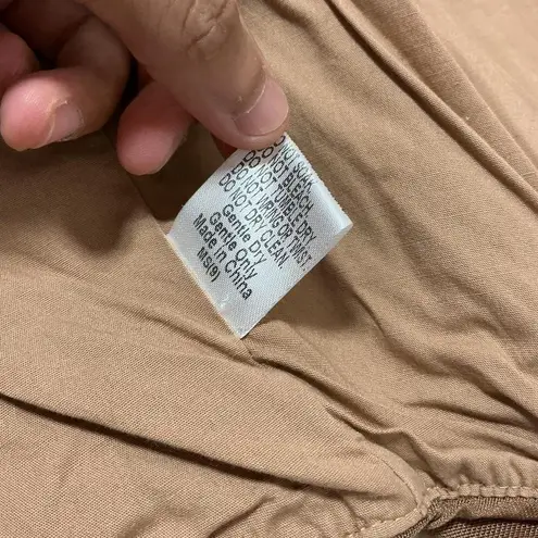 Brown Ruched Corset Top Sleeveless Cropped Bustier Tank