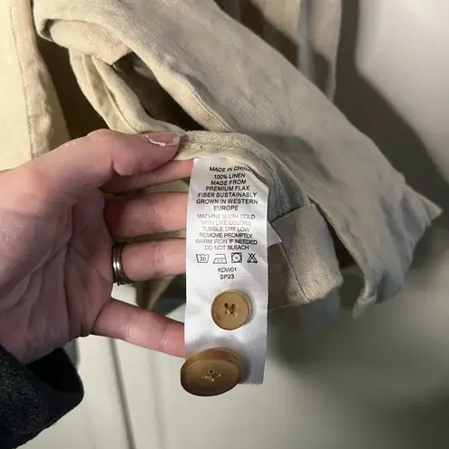 Quince 100% European Linen Blazer Driftwood