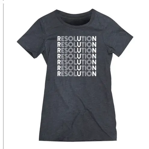 New Womens Gone For a Run New Years Resolution Graphic Tee Shirt