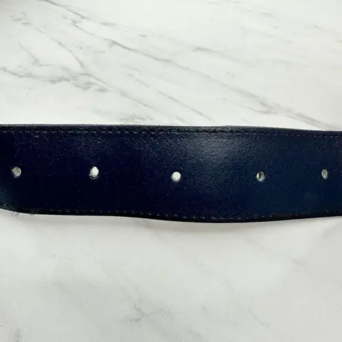 Vintage Blue Bruno Val  Leather Concho Belt Size Small S Womens