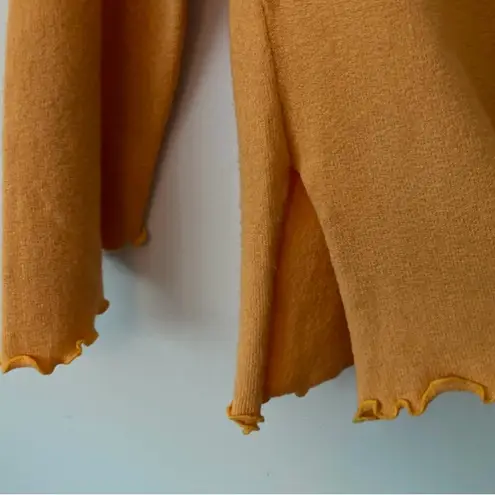 Bette Sung Vintage Sweater with Beaded Necklaces Small Orange