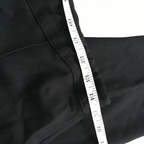 Soft Surroundings Pull On Pants Leggings Crop Black Womens Size L Petite
