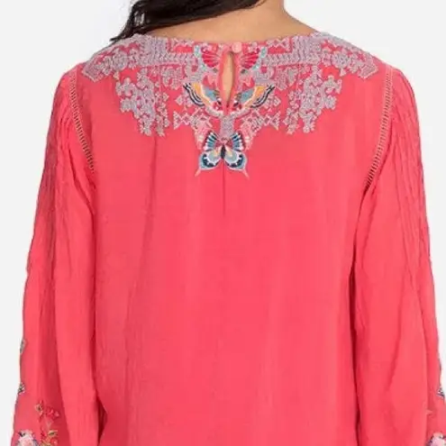 Johnny Was Farfalla extremely heavily embroidered blouse NWT RARE
