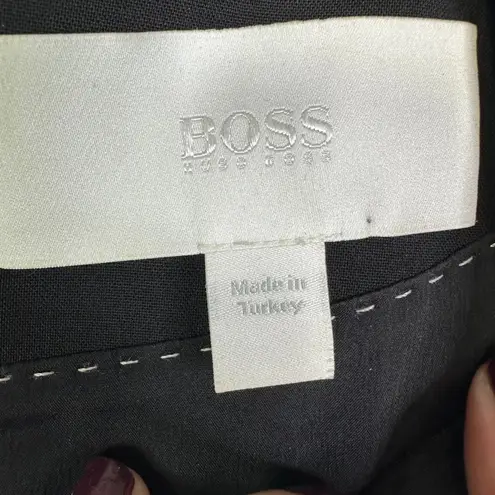 Boss Hugo Boss DAKIRSA Suit Career Sheath Black Dress Size 8 US/ UK 12/ IT 44