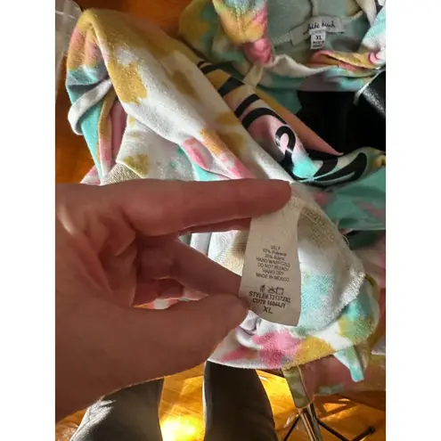 White Birch XL Hoodie Mama Mouse Tie Dye Pullover Hooded Sweatshirt