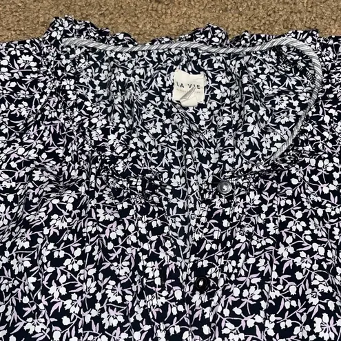 Rebecca Taylor La Vie Willow Bud Prairie Cottagecore Midi Dress Large