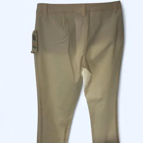 INC International Concepts Women's Cream Crop Trousers 2 NWOT