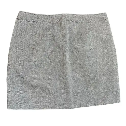 Old Navy Y2K  Corpcore Gray Tweed Mini Skirt Size 2