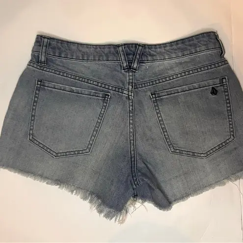 Volcom  Stone Short Med Wash Jeans Shorts Women's‎ Size 8