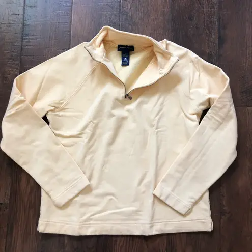 Charter Club pale yellow sweatshirt