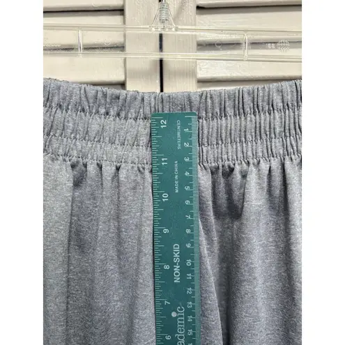 Nba Classic Basketball Shorts Elastic Waist Size S Gray/Black Active Logo