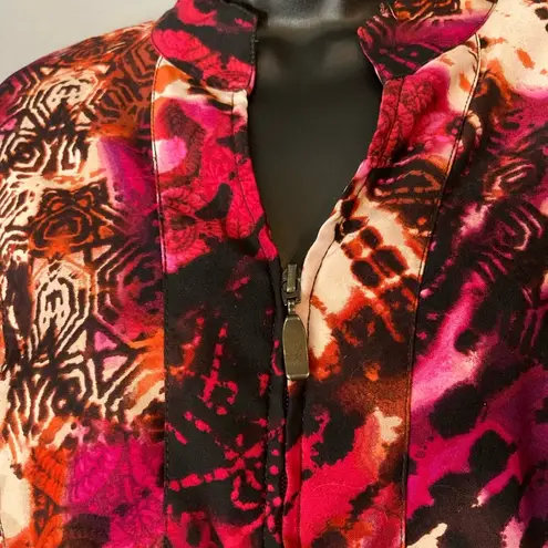 Molly & Maxx Colorful Floral Jacket Red