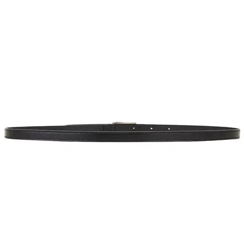 Saint Laurent Leather Belt in Black Nero 85 Womens as-is