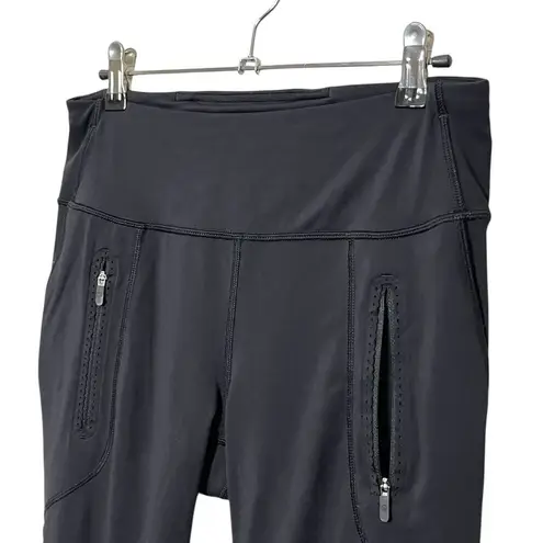 Lululemon Women's Invigorate High Rise 23" Tights Pants Black Size 8