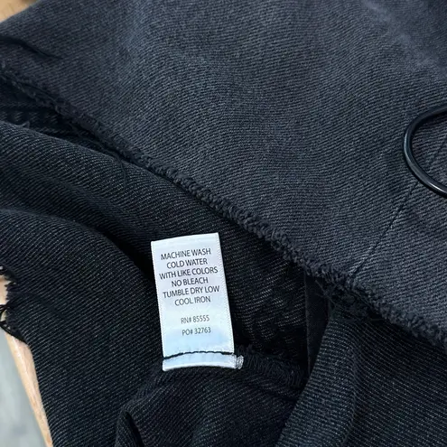 Pistola Nina Mini Dress In Black Denim Jean Size XXS