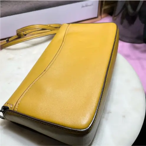 Coach  Dinky 3 way carry In Glovetanned Leather Yellow Crossbody, shoulder Bag