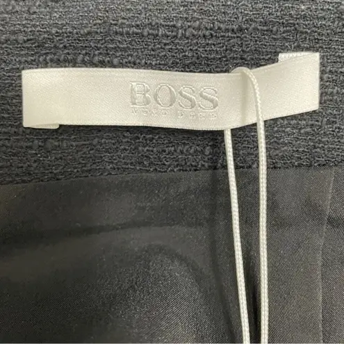 Hugo Boss NWT VIDINA Pencil Skirt Black White Blue Colorblock Size 4 New $248