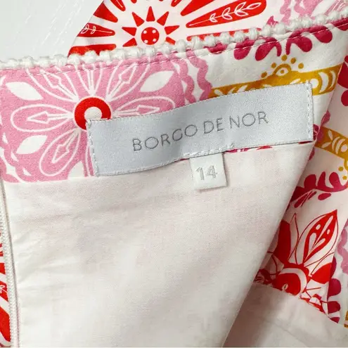 NWOT Borgo de Nor Clio Sweetheart Midi Dress in Palermo Pink Size 10 US (14 UK)