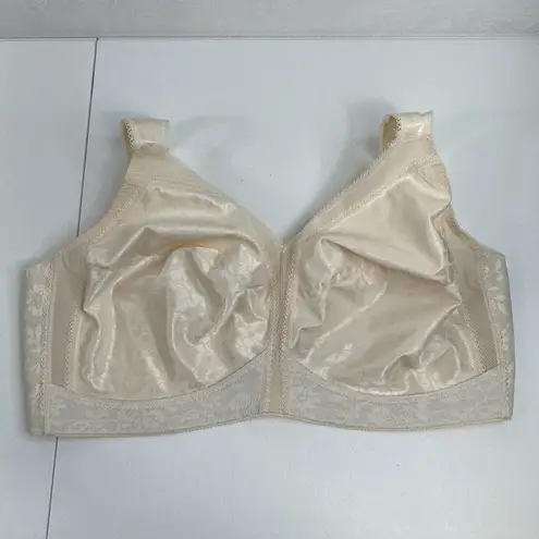 Underscore 48DD 48E Bra Unlined Wirefree Full Coverage Beige Lift Support Tan Size undefined - Image 3