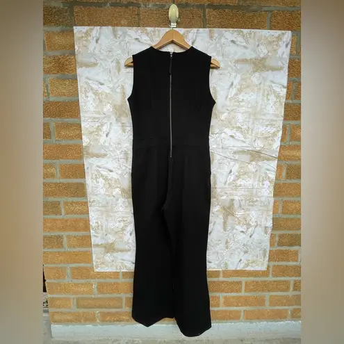 Spanx  The Perfect Jumpsuit Sleeveless Back Zip Bootcut Leg Classic Black medium