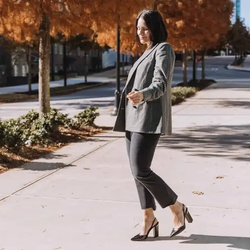 Veronica Beard Pyle Dickey Wool Double Breasted Blazer in Sage Multi Sz 0 - Image 4