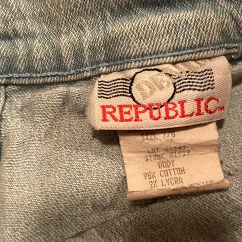 Vintage Republic stretchy jeans shorts Junior size 7/8 Blue