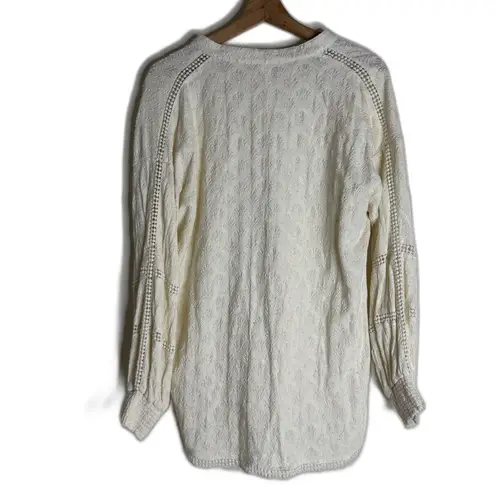 Show Me Your Mumu  Tunic Womens XS Ivory Journey Midsummer Boho Peasant Top M L