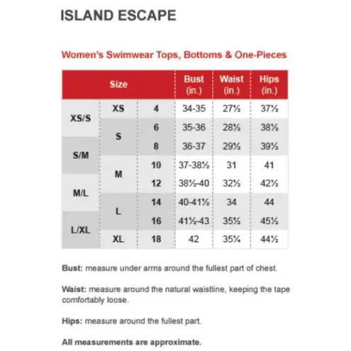 Island Escape Black White Tankini Swim Top Waist Minimizer 8