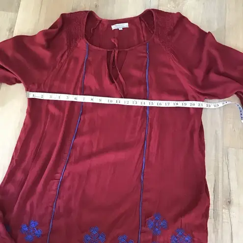 World Market Bohemian Red Maxi Dress size L XL Size L