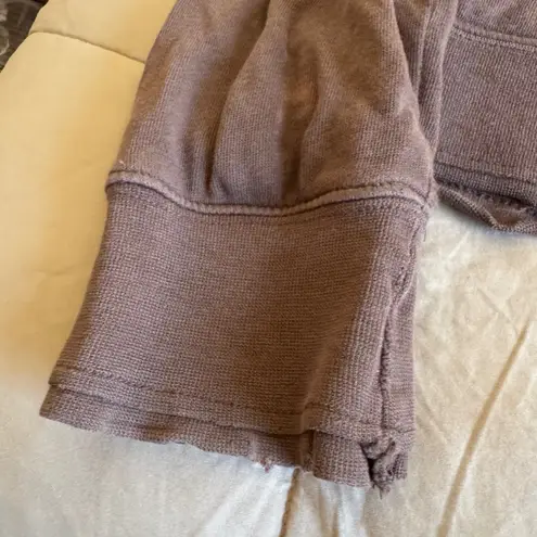 Y2K Vintage Roxy sz L Womens Brown Full Zip Furry Jacket Cozy Warm Soft Street Size L