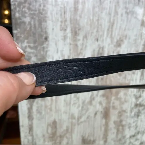 Desigual NWOT Crescent Fringe Crossbody Bag Velvet Metallic Black Rare! Unique!