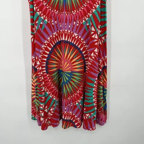 Mara Hoffman Mara‎ Hoffman Swim Multi Color Kaleidoscope Strappy Cover Up Sz X-Small