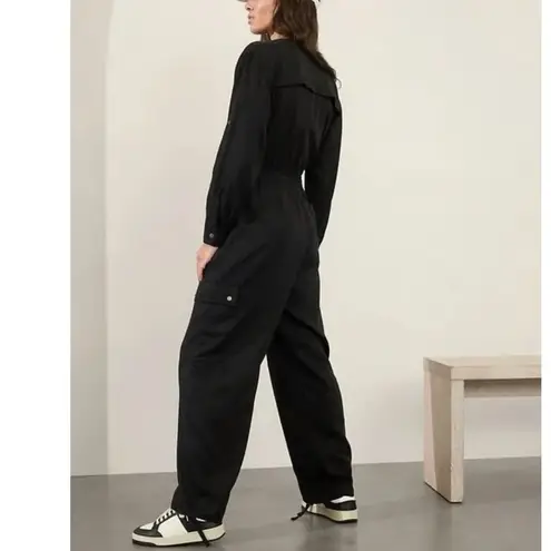 Athleta  Celestial Utility Jumpsuit Black Size Small