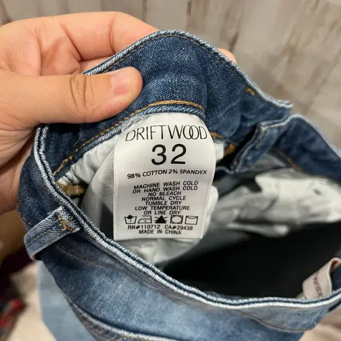 Driftwood Kelly Bootcut Medium Wash Whiskered Jeans Womens Size 32X31 Western