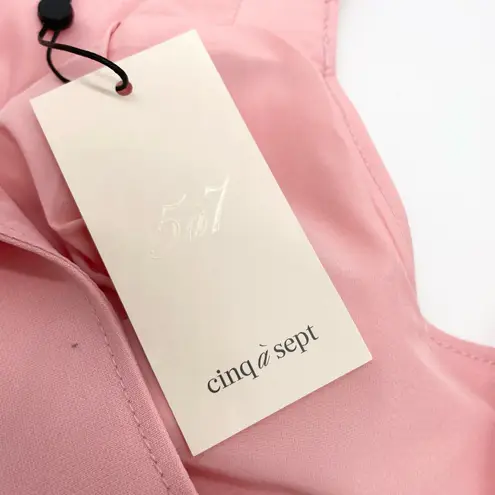 Cinq À Sept Womens Sharon Dress 8 Pink Asymmetrical Party Date Night Glam HOCO