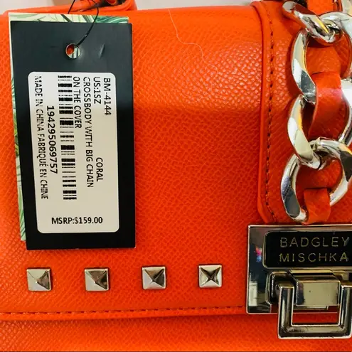 Badgley Mischka NWT Coral Crossbody Purse