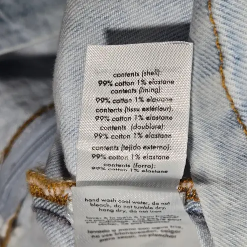 We Wore What Denim Cut Out Mini Skirt Super Light S NWT