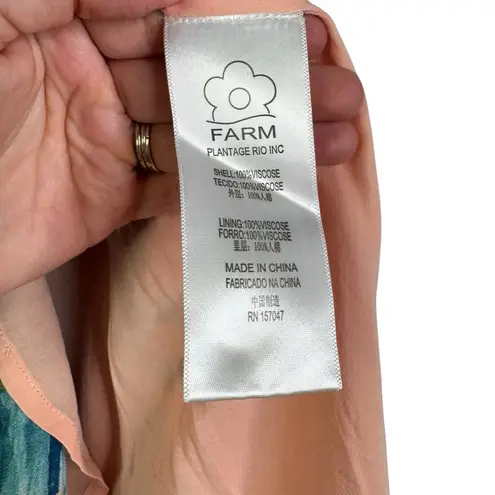 Farm Rio NWT Plantage Rio Toucan Forrest Midi Skirt Button Tropical Button XS