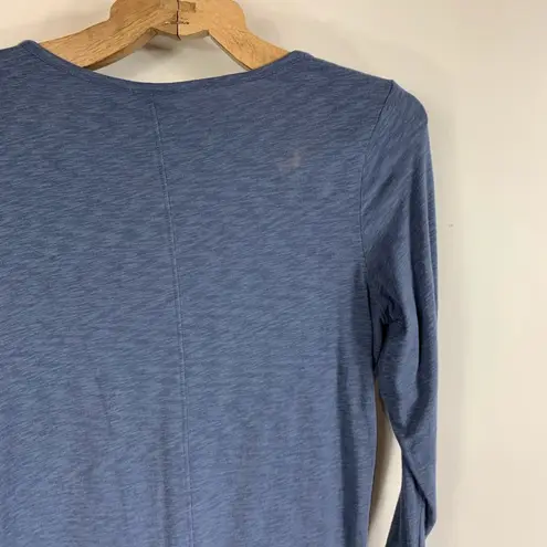 St. Tropez West Blue Long Sleeve T Shirt Small