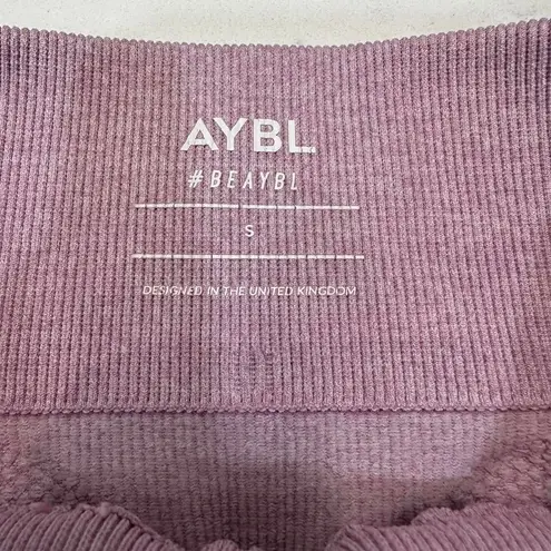 AYBL Contour Seamless Leggings Womens S Purple Pink Gym Bodybuilding