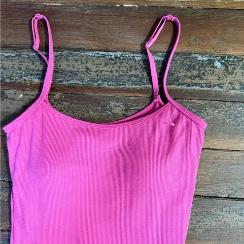 Popilush Shapewear Slimming Modal Ribbed Stretchy Bodycon Dress ~ Size Medium 🧡🍄 Pink