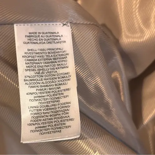 Lauren Ralph Lauren Khaki Stand Collar Trench Coat Tan Size L