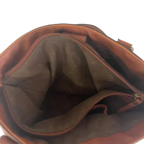 B.O.C. Leather Tan Shoulder Purse
