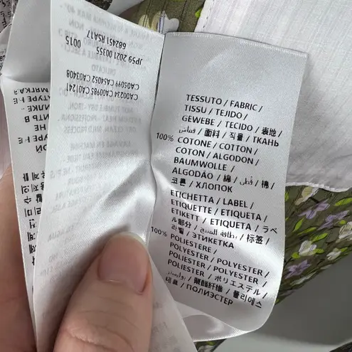 Alexander McQueen NWT No. 9 by Shirtdress Sz XS | Floral Colorful Designer