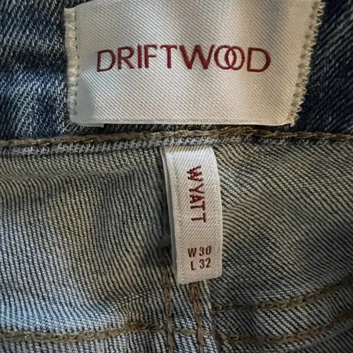 Driftwood “Wyatt” Boot Cut Jeans, Button Fly, Sz 30