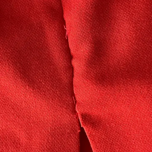 Black Halo • Solid Red Square Neck Sheath Dress