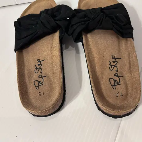 Pep Step slide on sandal size 7.5 Black