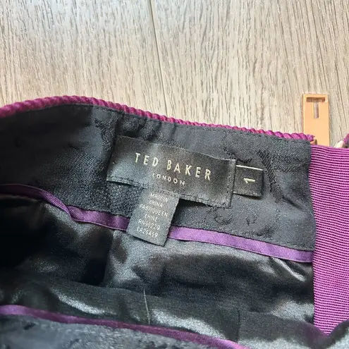 Ted Baker Zelida High Waisted Midi Skirt Purple Size 1